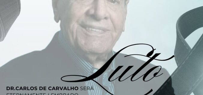 A Câmara Comunitária da Barra da Tijuca manifesta seu profundo pesar pelo falecimento do Dr. Carlos de Carvalho, presidente da Carvalho Hosken, aos 100 anos de idade