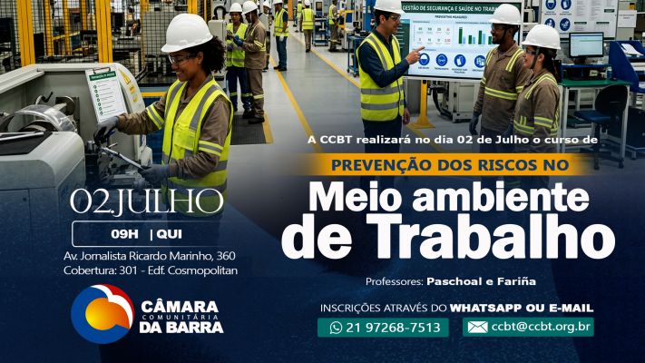 Curso: Prevenção dos Riscos no Meio Ambiente de Trabalho