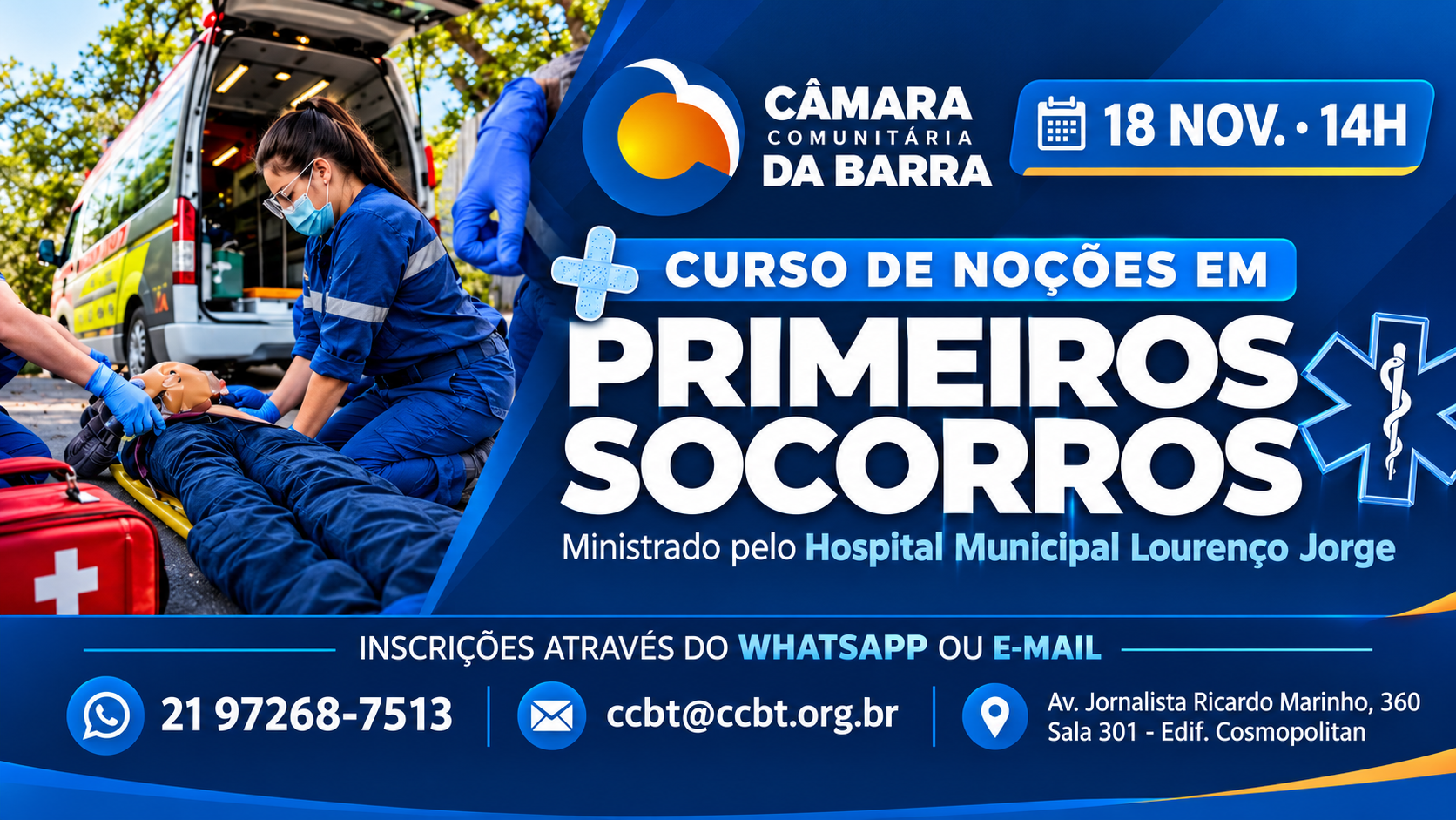 FAÇA JÁ SUA INSCRIÇÃO GRATUITAMENTE!
