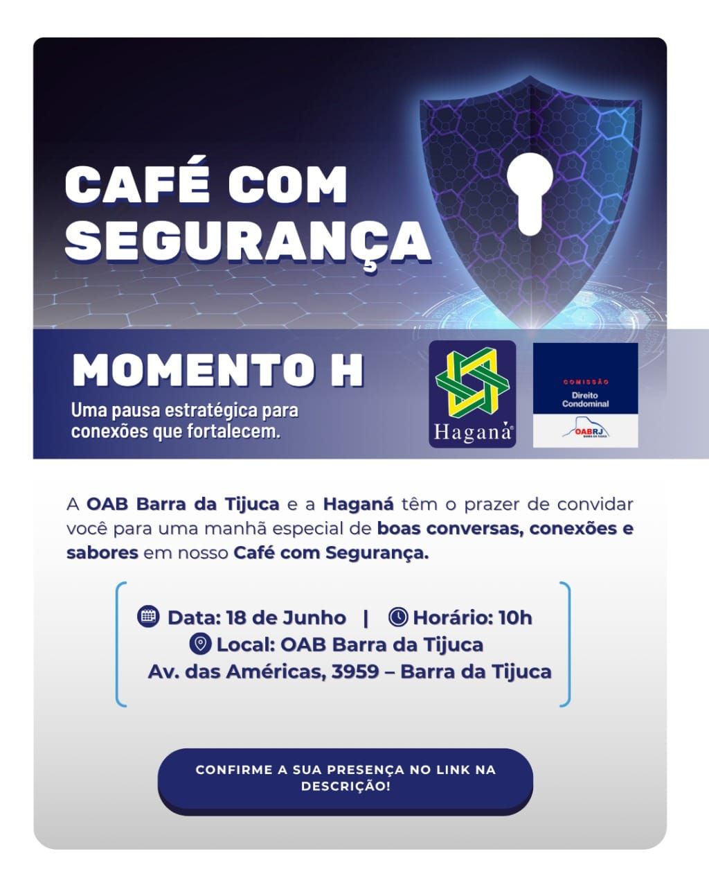 Convite Especial – Café com Segurança
