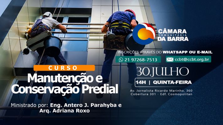 Curso de Manutenção e Conservação Predial